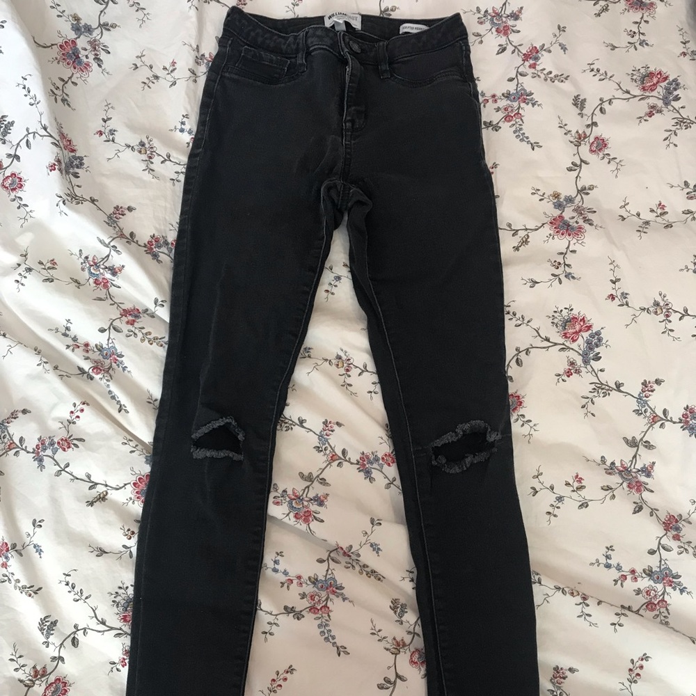 William Rast Sculpted High Rise Black Skinny Jean